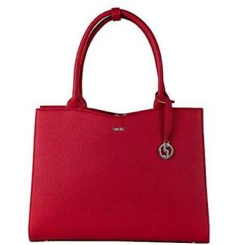 SOCHA Cherry Red Midi Ladies Laptop Bag 13.3 Inch Synthetic Leather