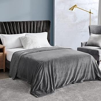 AllSeason Grey Bed & Sofa Blanket