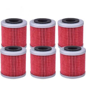 4 Piezas Filtro de Aceite para Motocicleta Husqvarna TC250 TE250 TXC250 TE310 TC450 TE450 TXC450 SM450R TC510 TCX510 SM510 SM530 TE630 SM630