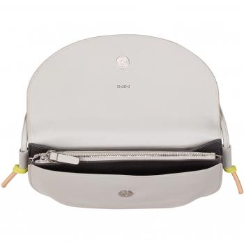 Grey Leather DuDu Skye Shoulder Bag