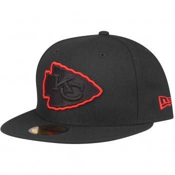 Casquette NFL Kansas City Chiefs New Era 59Fifty noire 7 1/4 (57,7 cm)