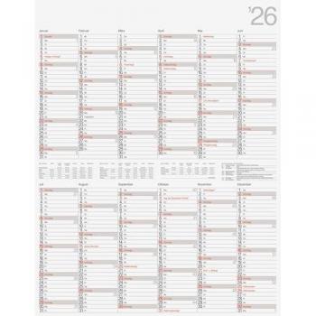 Rido/Ide 7033665006 – Vertikaler Wandkalender, 700 × 900 mm