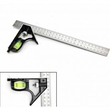 Right Angle Ruler with Spirit Level