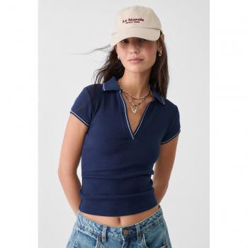 Stradivarius Polo Blu Marino S