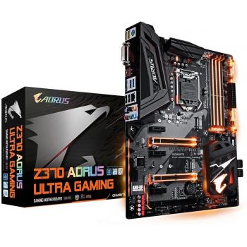 Gigabyte Z370 Aorus Ultra – Motherboard Gaming, LGA1151, ATX, Nero