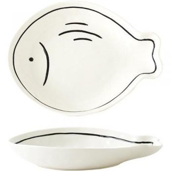 Cute Cartoon Lucky Cat Fish Pattern Plates