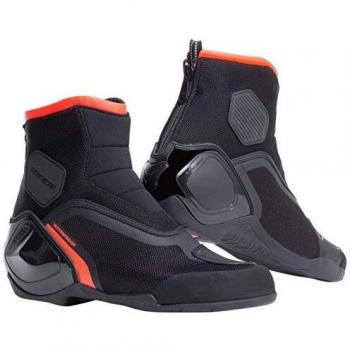 Dainese Dinamica D‑WP Motorrad‑Schuhe – Wasserfest – Schwarz/Rot – 42 (Herren)