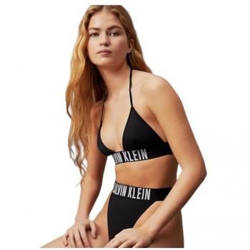 Reggiseno da spiaggia Calvin Klein nero
