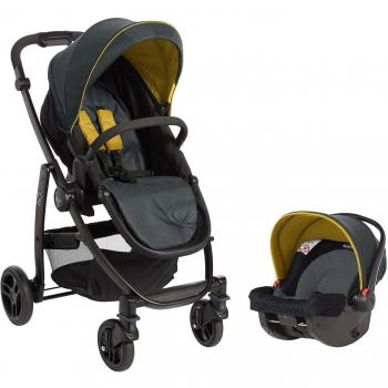 Yellow & Gray Graco Evo 2017 Travel System