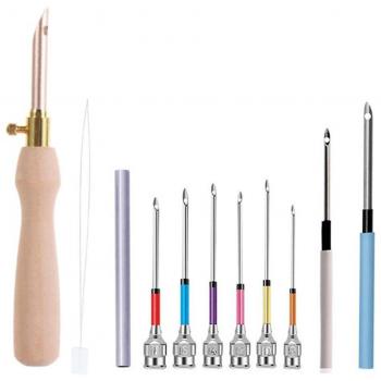 Set de Punzones Bordados con Enhebrador 11 Elementos