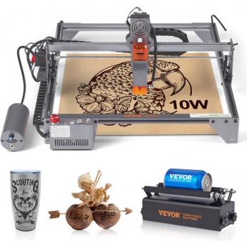Gravure Laser VEVOR 10 W – Système de Points Compressés