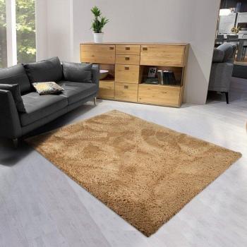 Karat Flokati‑Elite Teppich Hellbraun 1203