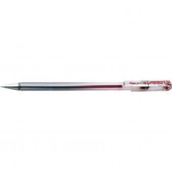 Pentel Superb Red 0.7mm Fine Point Ballpoint Pen with Oil-Based Ink (Pack of 12)