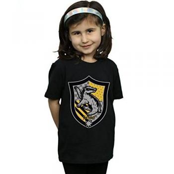 Camiseta de Harry Potter para Niña con Escudo de Hufflepuff