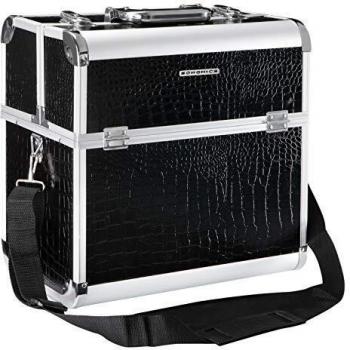 Premium Black Locking Vanity Chest