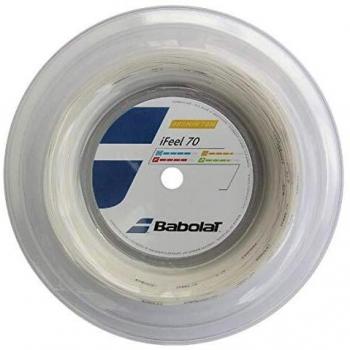 Babolat Ifeel 70 200 Badminton Reel String – 0.70 mm, White