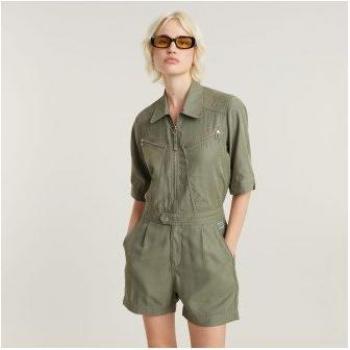 G-Star Tuta corta verde con zip L