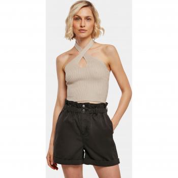 Urban Classics Women's Rib Knit Cross Neck Bodysuit 4XL