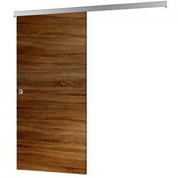 Porte pleine coulissante chêne 75 x 203 cm