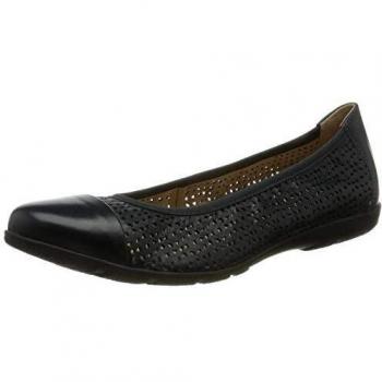 CAPRICE Damen Ballerinas, Modell Vivian, Navy Nappa 876, 36 EU