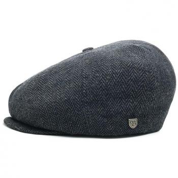 Brixton Baseball Cap, Grey/Black Herringbone, Unisex M
