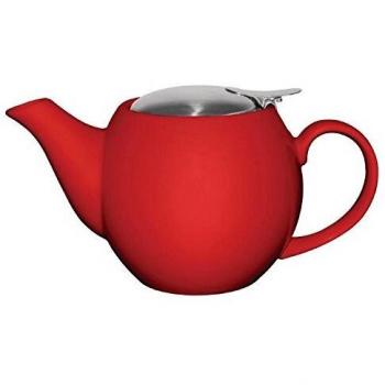 Olympia Cafe Stoneware Teapot Red 510ml