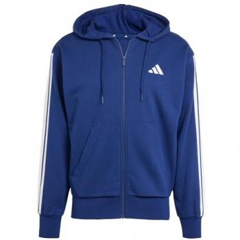 Chaqueta Con Capucha y Cremallera Adidas Essential 3-Stripes