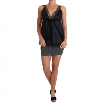 Dolce & Gabbana Black Silk Stretch Cami