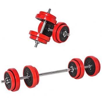 20KGS Dumbbell and Barbell Set for Home Fitness