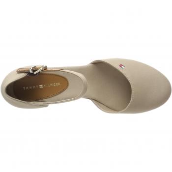 Tommy Hilfiger Damen Iconic ELBA Sandalen, Grau (Cobblestone 068)