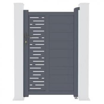 Casanoov Portillon Aluminium 100x160cm + Kit d'Inversion