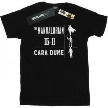 T-Shirt Boyfriend in Cotone The Mandalorian per Donne Star Wars