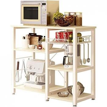 Utility Oven Stand with Large Storage Basket – Millennium Oak