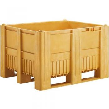 Yellow 610L Pallet Storage Container