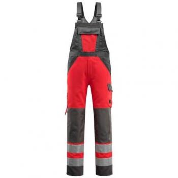 Gosford 76C48 Hi-Visibility Red / Dark Anthracite Bib + Brace (30×32.5)