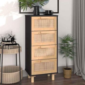 Torana Legno Massello Pino e Rattan Naturale
