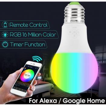 Ampoule LED Multicolore E27 WiFi