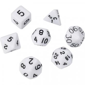 Set de Dés Poly D20 7 pièces