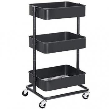 SONGMICS Carrello Trisettimo Grigio BSC60GS – Alt. Variabile