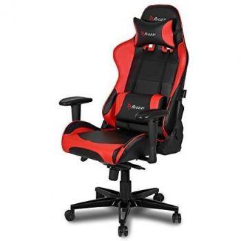 Verona XL+ Gaming Stuhl – Rot (Lederimitat) – 58×57×138 cm