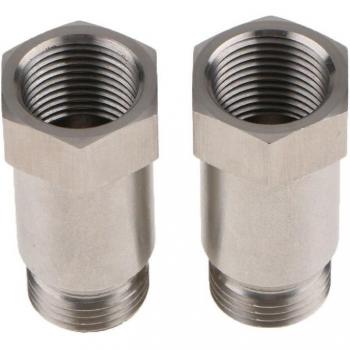 Oxygen Sensor Replacement Pair, 304 Stainless Steel, M18x1.5mm, 45mm Length