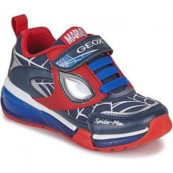 Tênis Geox J Bayonyc Boy D Azul Marinho com Velcro para Meninos