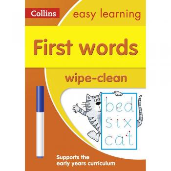 First Words Age 3-5 Wipe Clean Activity Book: Ideal for home learning