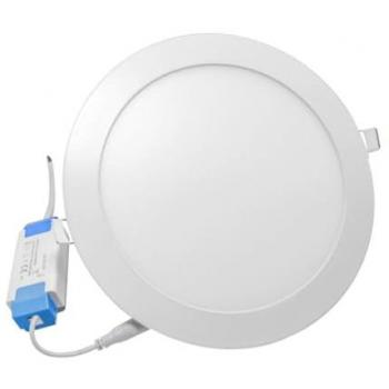Pannello SMD LED 12W Rotondo da Incasso con Driver CCT 6500K 3000K 4000K