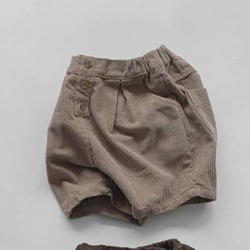 Shorts Bébé Automne 0-24M – Design Ample, Couleurs Unies