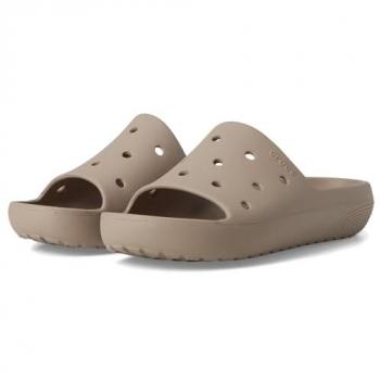 Claquettes de Plage Crocs Taupe