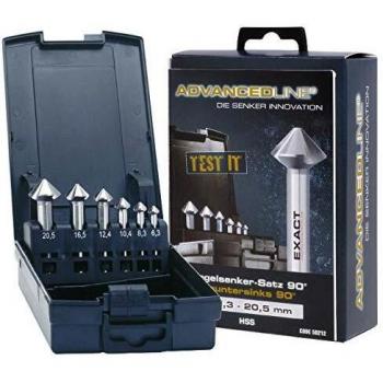 Mèche Fraisage CBN 90° Forme C 6,3‑25,0 mm – Exact Kegelsenker