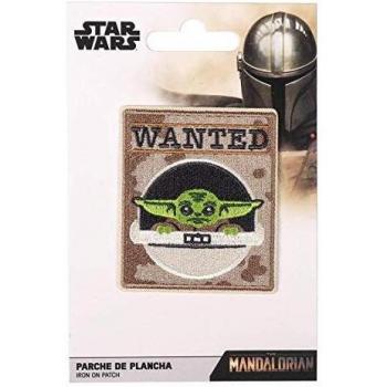 Baby Yoda Wanted Iron-on Patch
