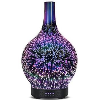 Diffuseur d'huiles essentielles 3D en verre