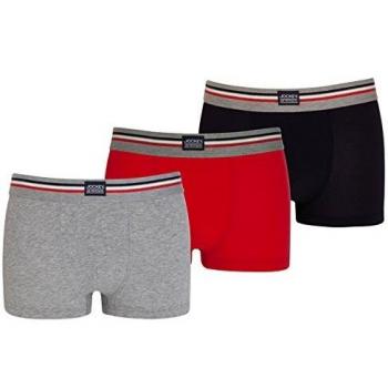 Trunk JOCKEY Baumwoll Stretch Gr. XL, grau (stone gray) Herren Unterhosen mittlere Bundhöhe